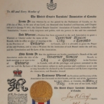 Governor Simcoe Branch charter