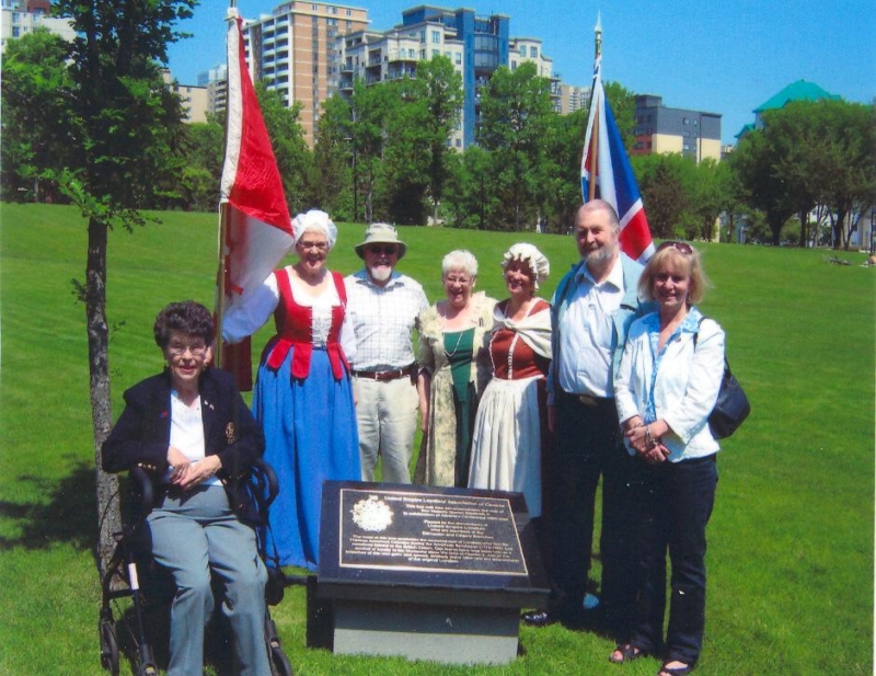 Edmonton Loyalist Plaque UELAC