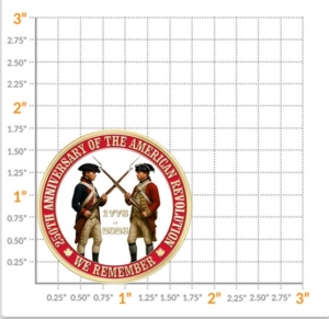 Revolutionary War Coin dimensions