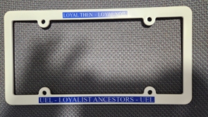 UELAC license plate frame